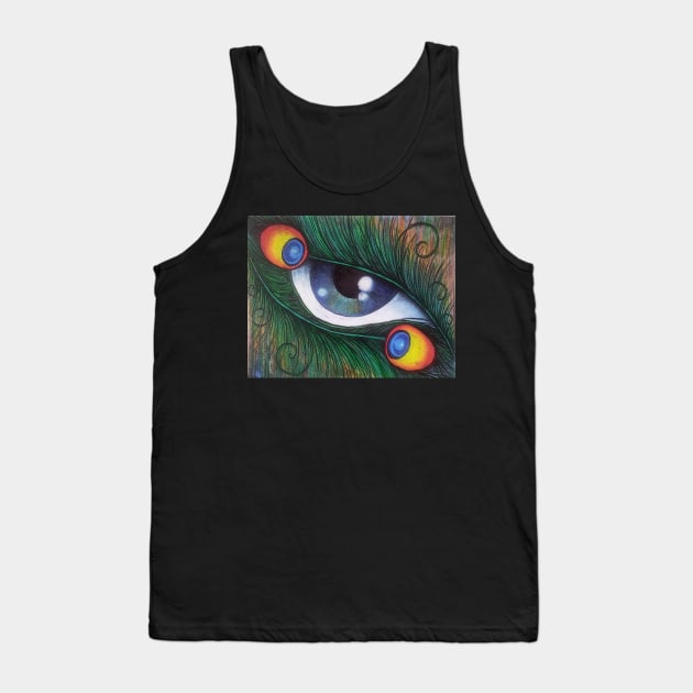 Peacock eye Tank Top by Twisted Shaman